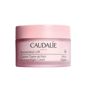 Caudalie Resveratrol-Lift Firming Night Cream: Anti-Aging Moisturizer with Resveratrol, Hyaluronic Acid & Vegan Collagen Alternative – 1.7oz