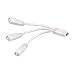 Produktbild ledscom.de 3-Fach Verteiler für Stecksystem Spider, 0,25m, weiß