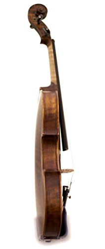 Sky Guarantee Beautiful Flamed Maestro Sound 4/4 Size Professional Hand-Made 4/4 Full Size Satin Acoustic Violin Antique Style #TOP4