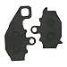 Cyleto Pastillas de freno delanteras y traseras para Kawasaki ER6N ER 6N...