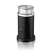 Nespresso Aeroccino 3 Milk Frother - Automatic Hot & Cold Foam Maker for Coffee, Latte, Cappuccino, and Macchiato - Black