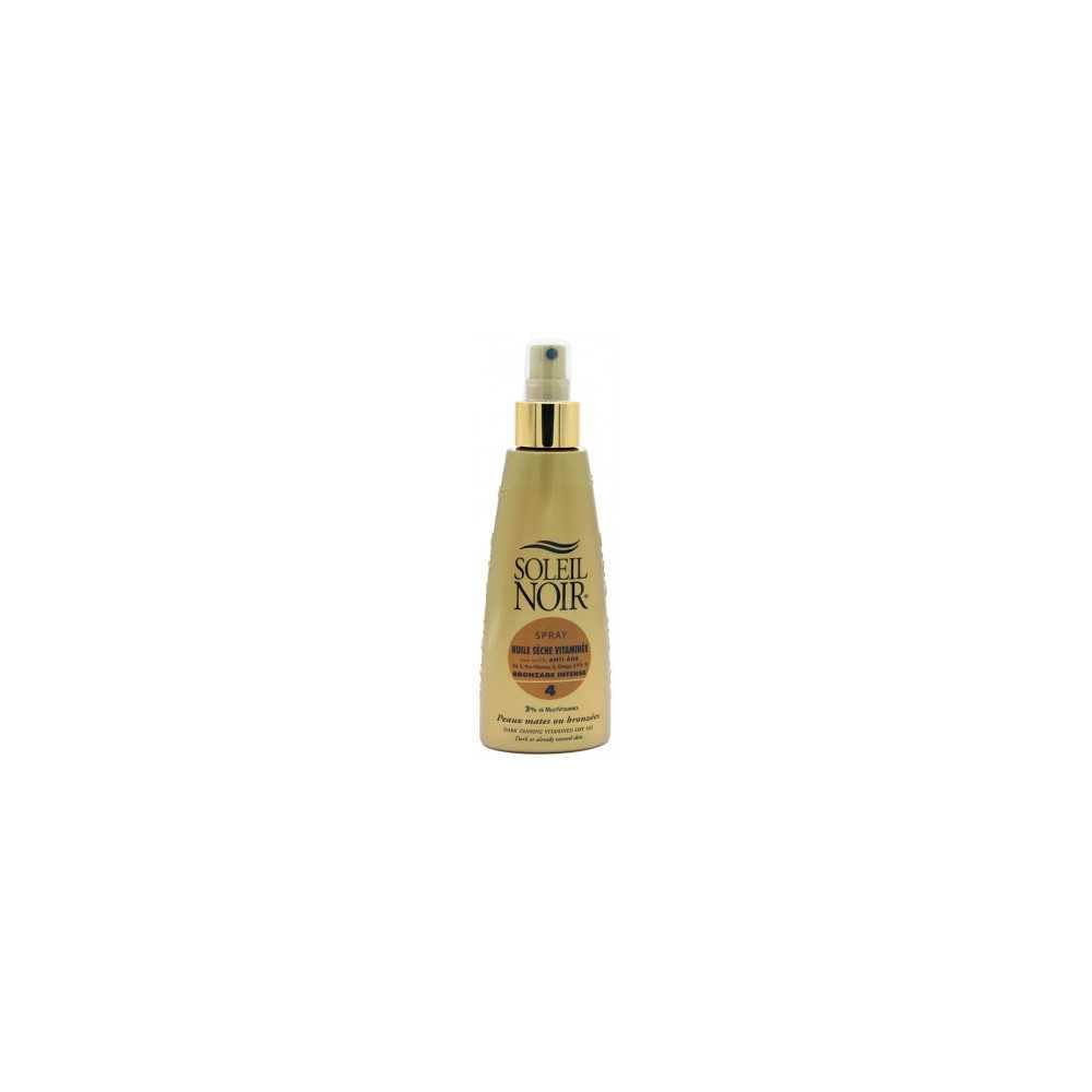 Soleil Noir Trockenöl-Spray, Vitamin-4, intensive Bräunung, Gold, 150 ml