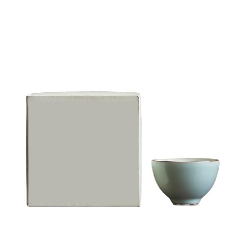 Filiżanki Matcha Master Cup Ceramiczny Pojedynczy Kubek Retro Kung Fu Herbata Ręcznie Ru Porcelana Filiżanka do herbaty Chińska filiżanka do herbaty Zestaw do herbaty Kubek do herbaty