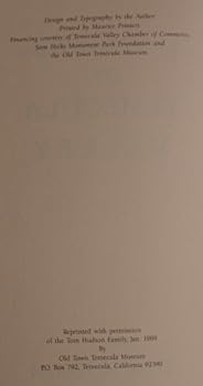 Paperback A THOUSAND YEARS IN TEMECULA VALLEY Book