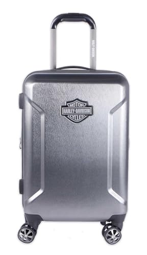 Harley-Davidson 22 in. Touring Hard Sided Expandable Wheeling Luggage, Graphite
