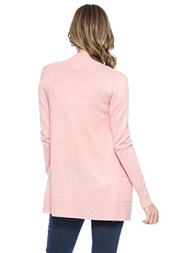 Image of Urban Look Womens Basic Long Sleeve Open Front Comfy Sweater Cardigan