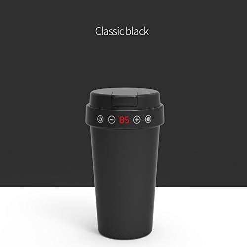 Tetera eléctrica acero inoxidable 350ml 12V con display LCD miniatura 6