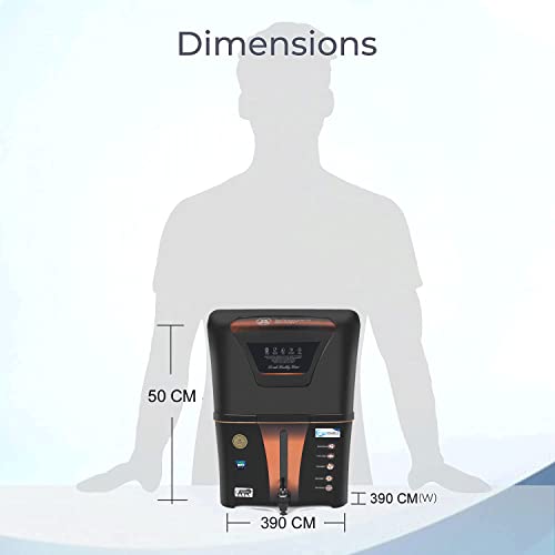 Image of Bio Alkaline with Copper |Ro, UV, UF, TDS Controller RO Water Purifier | 12 L |Black
