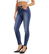 VIPONES Womens Jeans High Waisted Leggings for Women Tummy Control Stretchy Skinny Jeans for Wome...