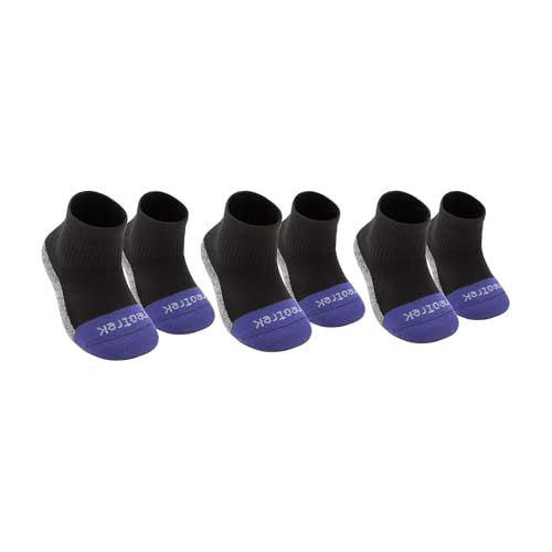 Transmet Qtr Crew Socks: Pair for Bilateral Partial-Foot Amputees (2 Transmet Socks Per Pair) (3pk)