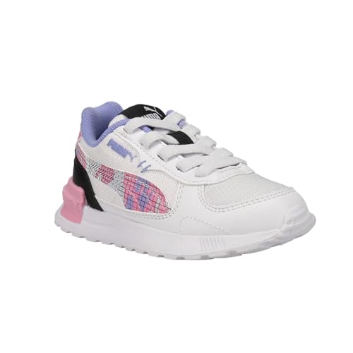 PUMA Kids Girls Graviton Sashiko Sneakers Shoes Casual - Pink, Purple, White2