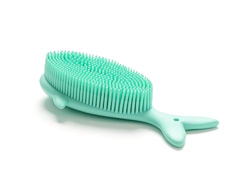 Premium Sensory Brush for Kids or Autism,Soft Silicone Body Scrubber,2 in 1...