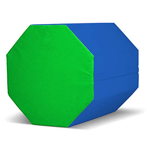 Matladin 24"x26" Gymnastics Octagon Skill Shape Tumbling Somersault Backbend Trainer Exercise for Preschool