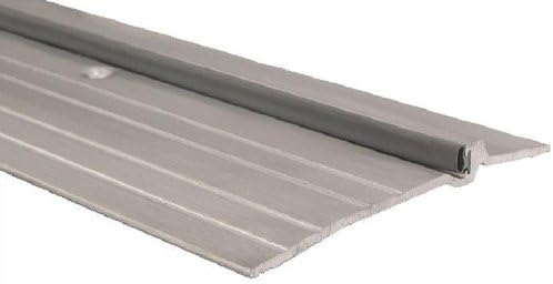 Pemko Latching Panic Exit Threshold, Mill Finish Aluminum with Gray Vinyl Insert, 5"W x 36"L x 1/2"H