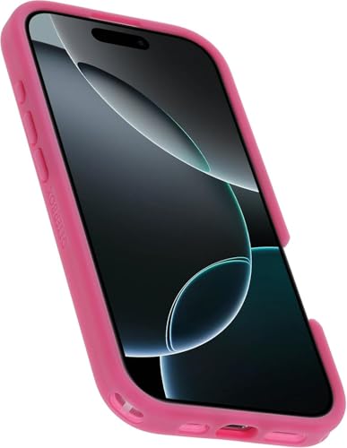 Image of OtterBox iPhone 16 Pro - Symmetry Soft Touch Magsafe Case - Foxberry Pink | 3X Military Drop Protection - Slim - Pocket-Friendly - Raised Edges - Anchor points - Enhanced Grip - Non-Retail Packaging