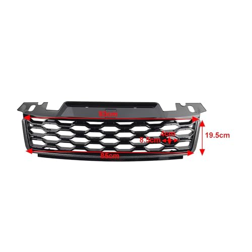 Calandre supérieure Range Rover Sport style haricot finition premium