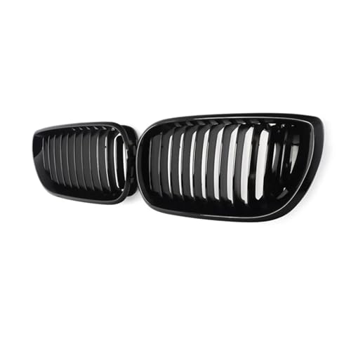 Grilles avant en noir brillant pour capot BMW E46 Berline 4 portes LCI 2002-2005