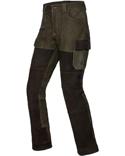 Parforce Traditional Hunting Lederhose Prestige Full-Bull Oliv/Braun 26