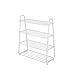 QIAOLI Scarpiera Nordic Semplice Scarpiera Ferro Scarpiera Casa Multistrato Salvaspazio Scarpiera Organizzatore per Entryway Armadio Display Shelf (Colore: A, Dimensioni: 4 Livelli)