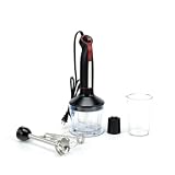 Hand Blender 1000W, 20-Speed 5-in-1 Immersion Hand Blender with Turbo Mode, Scratch-Resistant Stick Blender for Baby Food Processor & Chopper