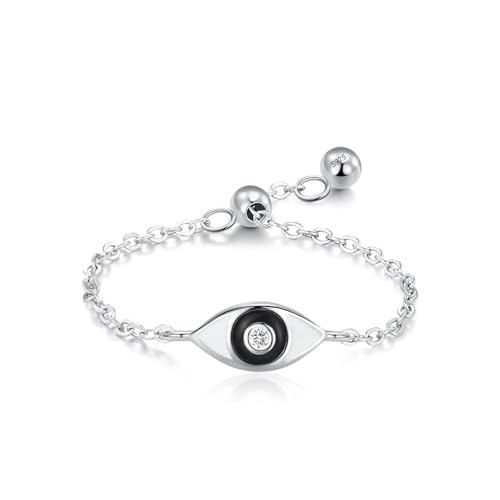 Bague argent 925 femme, le cadeau ajustable parfait avec zircone