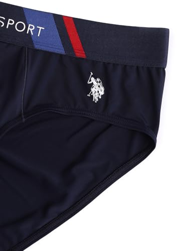 Image of U.S. Polo ASSN. Men's Nylon Micro Fibre Sports High Stretch Underwear Briefs