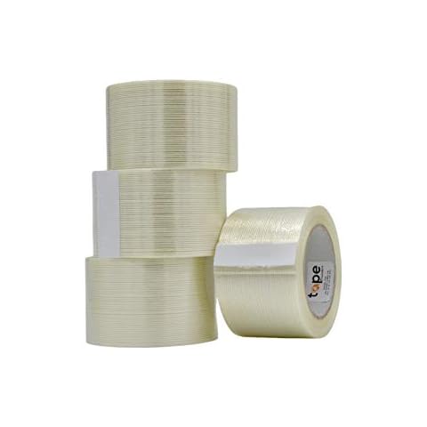 MAT Commodity Grade Fiberglass Reinforced Filament Strapping Tape - 3 in. Wide x 60 yds. (Pack of 16) Filaments Run Lengthwise Cover