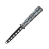 Luoyuanjia 1 PCS Butterfly Knife Trainer durable Practice Butterfly Knife Trainer Tool Practice Folding Tool - Image 1