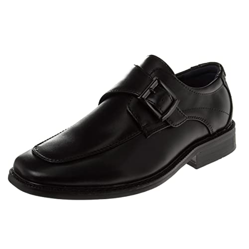 Image of Joseph Allen Men's Boys Classic Styles Oxfords, Derbys, Monks and Loafers Casual Dress Formal Shoes Assorted Colors (Toddler to Adult Sizes)