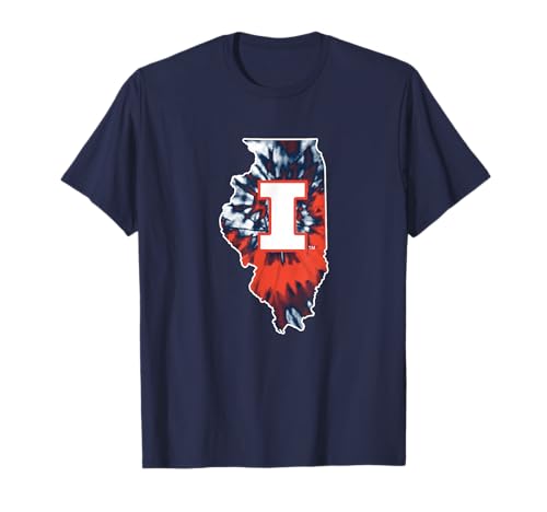 University of Illinois Fighting Illini Tie-Dye T-Shirt