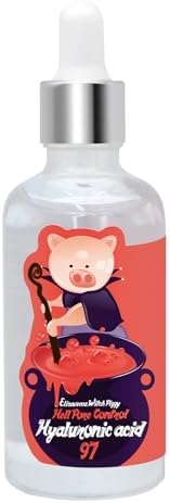 Elizavecca Witch Piggy Hell Pore Control Hyaluronic Acid Serum, 50ml/1.7 Ounce - Facial Serum | Water Face Serum | Face Ample | Real Water under Eye Serum | Anti-Aging Face Serum | Under Eye Treatment Serum | Not Tested on Animals, No Parabens