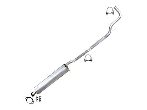 Northeastern Exhaust | Stainless Steel Resonator Pipe Compatible for 2002-2006 Nissan Altima 2.5L | Free Gasket, Clamps, and Bolts & Nuts Included | Automotive Replacement Part