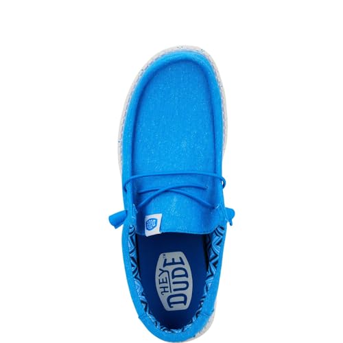 HEYDUDE Men’s Wally Stretch Canvas Loafers | Comfortable Lightweight Slip-On Shoes for Men | Casual Walking, Travel & Everyday Comfort