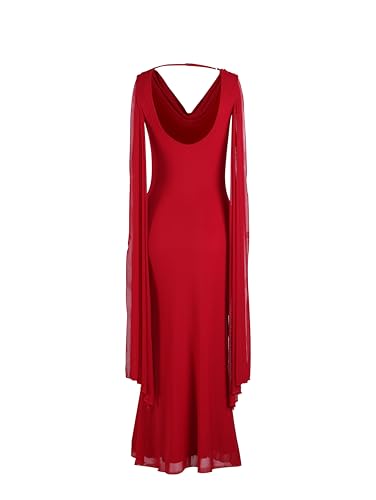 Image of Parthea Women's Summer Formal Wedding Guest Dresses Sleeveless Backless Long Elegant Evening Party Maxi Bodycon Dress