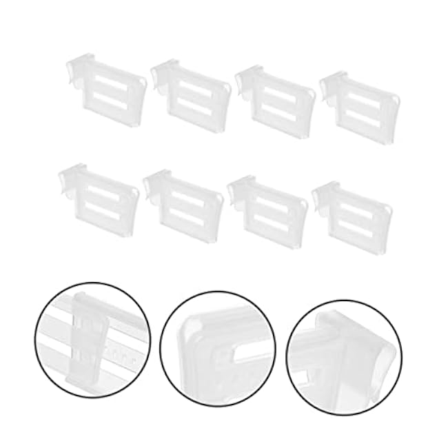 8pcs Refrigerator Atorage Partition Fridge Partition Expandable Side Door Dividers for Efficient Organization