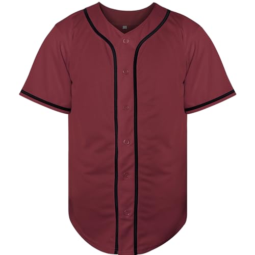 Camiseta de béisbol básica, manga corta, lisa, deportiva para hombres y mujeres miniatura 2