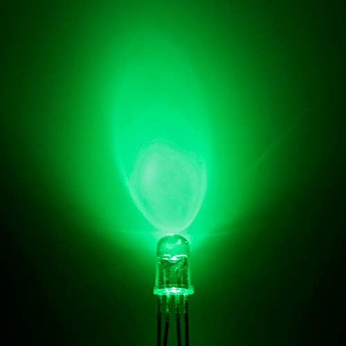 Miniatura 5 de CHANZON 100 unids 0.197 in RGB multicolor LED diodo luces cátodo común (transparente redondo transparente 3 colores) 4 pines iluminación brillante