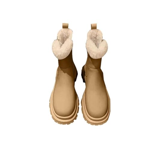 Botines de mujer negros, botas de invierno, botas de trabajo, botas de invierno, forradas, botas de invierno, botas de invierno, botas de montaña, botas de equitación, caqui, 39 EU