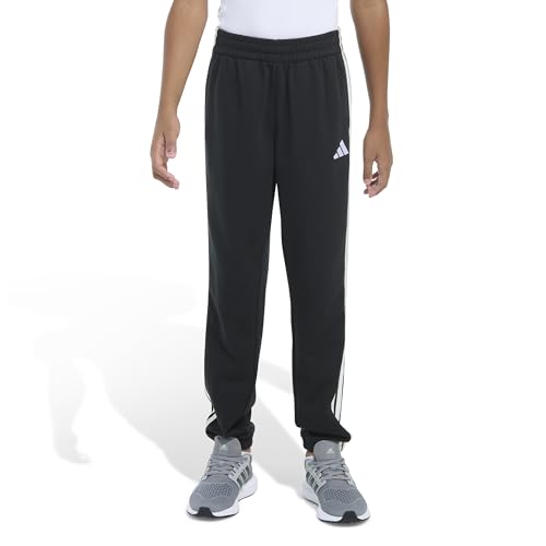 adidas Boys' Essentials 3-Stripe Elastic Cuff Jogger4