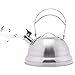 Bollitore Fischiante Bollitore da tè in acciaio inox - Bollitore di fischio da 3,5L - Bollitore da caffè Bollitore bollitore con fischio Teiera grande capacità per piano cottura Bollitori Elettrici Te