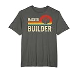Master Builder - Bloques de juguete divertidos para constructores de ladrillos Camiseta