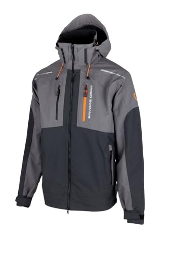 Chaqueta transpirable de pesca transpirable Savage Gear WP gris acero