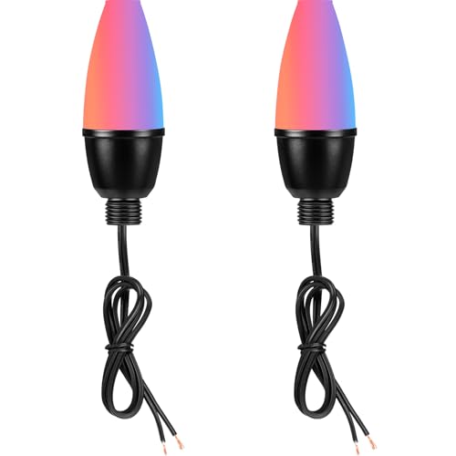 SUNVIE RGB Low Voltage Pathway Lights Replacement Bulbs 3W Colorful, 2 Pack by SUNVIE - Used condition - US$17.03