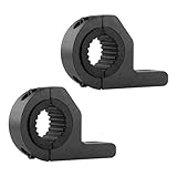 2PCS Motorcycle Light Bar Mounts - Universal 0.75' 1' 1.25' Tube Clamp LED Light Bar Bracket Kit for Motorcycle Driving Lights - Roof Rack Lights of Most ATVs UTVs Trucks