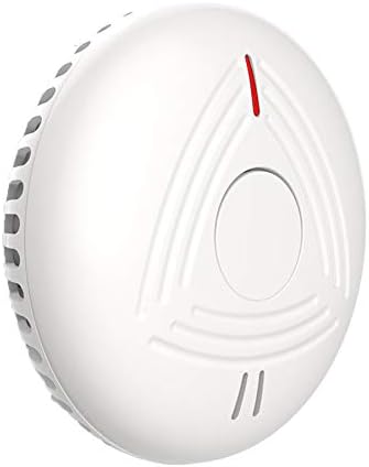 AirRadio Smoke Alarm AJ-762 10-Year Battery Photoelectric Sensor Fire Alarm Smoke Detector with LED Indicator & Silence Button, (1 pc detects)