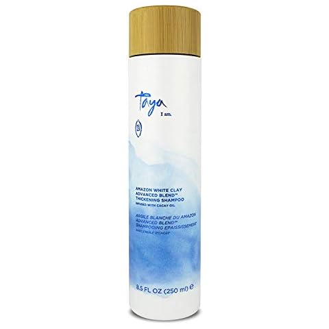 Taya Hair Products Amazon White Clay Advanced Blend Thickening Shampoo - Shampoo For Bounce and Body - Natural Hair Care For Women With Fine and Thin Hair - 8.5 fl oz Cover