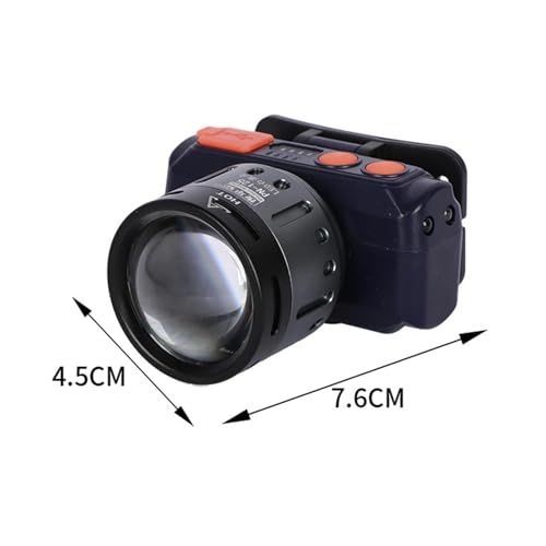 Linterna frontal LED ligera de aluminio para senderismo y camping 3