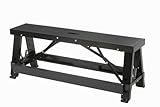 Warner EZ-Stride Adjustable Drywall Bench, 10329, Black