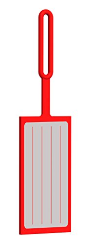 Lego Stationery 2x4 Silicone Luggage Tag - Red (52002), Use for Travel, Cruise, School3