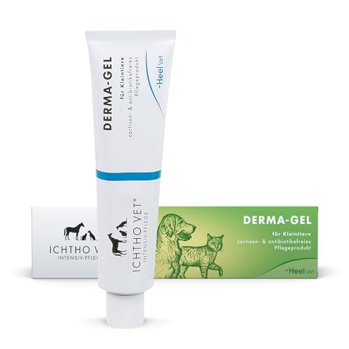 Ichtho vet Derma-Gel von Heel Vet - Sanfte und effektive Pflege bei feuchten Hautirritationen für Haustiere | Natürliche lntensivpflege | Made IN Germany
